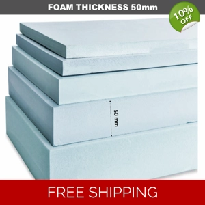 Styrofoam XPS sheets 60x30x5cms Hobby foam Multi-Use Foam Board